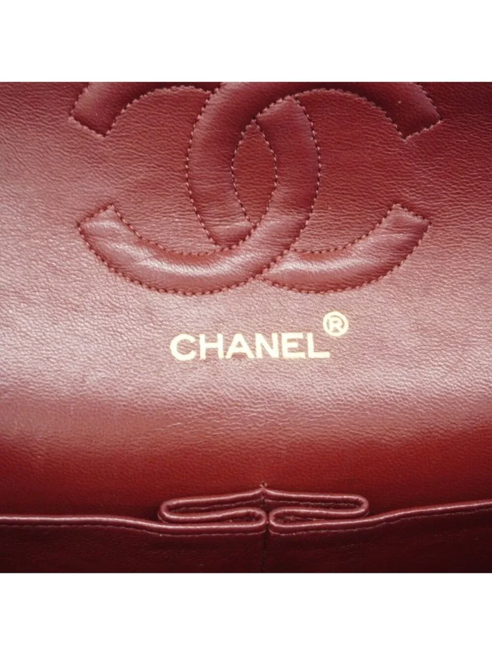 Chanel Shoulder Bag Quilted Lambskin Black Gold